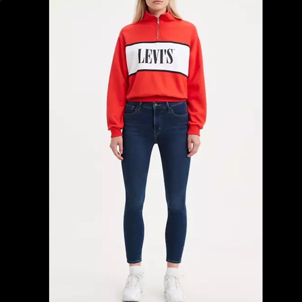 Levi’s 720 High Rise Cropped Super Skinny Jeggings